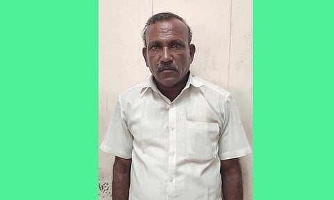 10 ஆண்டு தண்டனை விதிக்கப்பட்ட விவசாயி கோவை சிறையில் அடைப்பு