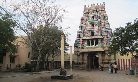 தாடிக்கொம்பு சவுந்தரராஜ பெருமாள் கோவிலில் 28-ந்தேதி கும்பாபிஷேகம்