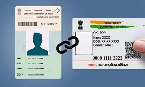 67 சதவீதம் பேர் வாக்காளர் அடையாள அட்டையுடன் ஆதார் எண்ணை இணைத்து உள்ளனர்