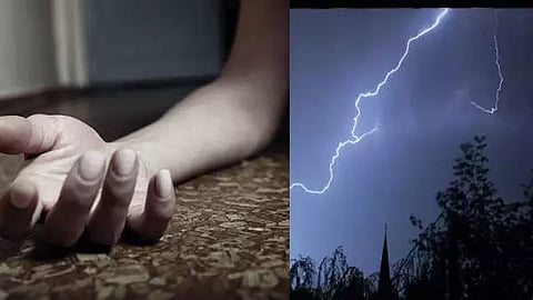 பண்ருட்டியில் இடி தாக்கி விவசாயி படுகாயம்