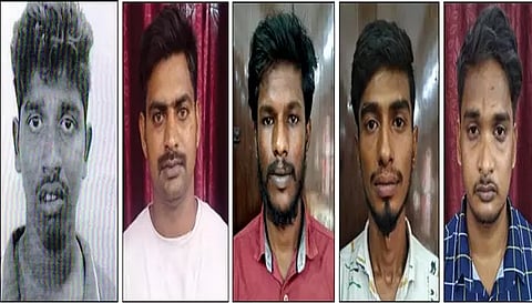 குண்டர் சட்டத்தில் கைது செய்யப்பட்டவர்கள். 