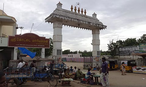 கோட்டை மாரியம்மன் கோவில் கும்பாபிஷேகம்: கொடி மரத்துக்கு பாலாலய பூஜை இன்று நடக்கிறது