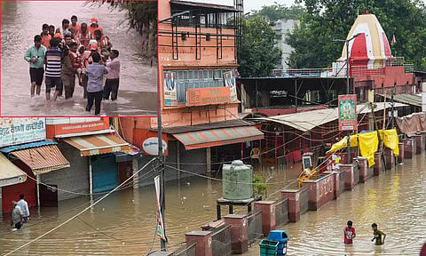 மீண்டும் மிரட்டும் கனமழை- டெல்லியில் ஆயிரக்கணக்கானோர் வீடுகளை இழந்து தவிப்பு: உணவு கிடைக்காமல் அவதி