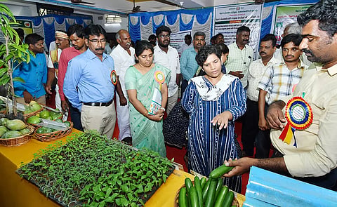 மானாமதுரையில் நடைபெற்ற தோட்டக்கலை கருத்தரங்கில் கலெக்டர் ஆஷா அஜீத் கலந்து கொண்டார்.