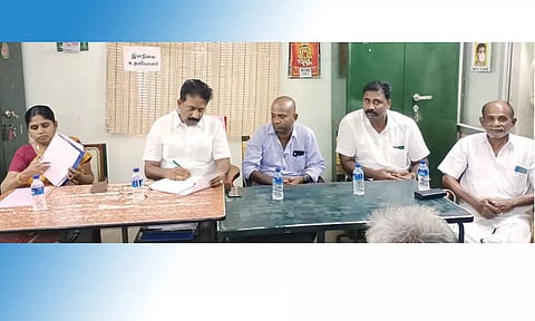 ஆலோசனை கூட்டத்தில் தங்கபாண்டியன் எம்.எல்.ஏ. பேசினார்.