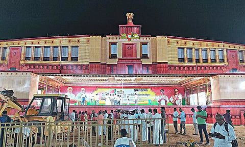 ராமேசுவரத்தில் பா.ஜ.க.வினர் குவிந்தனர்- அமித்ஷா வருகையால் உச்சக்கட்ட பாதுகாப்பு