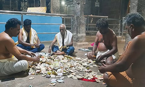 கன்னியாகுமரி பகவதி அம்மன் கோவிலில் அன்னதான உண்டியல் மூலம் ரூ.69 ஆயிரம் வசூல்