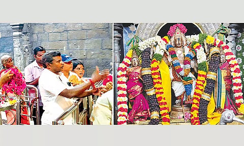 ஆடி கிருத்திகையையொட்டி சுவாமிமலை சுவாமிநாதசாமி கோவிலில் சிறப்பு வழிபாடு- ஆயிரக்கணக்கான பக்தர்கள் தரிசனம்