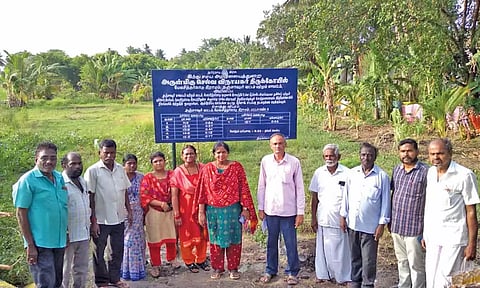 செல்வவிநாயகர் கோவிலுக்கு சொந்தமான நிலங்களை மீட்ட அதிகாரிகள்.