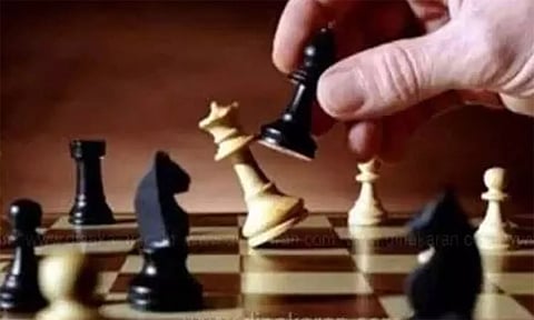 திருமக்கோட்டையில் குறுவட்ட அளவிலான சதுரங்கப்போட்டி