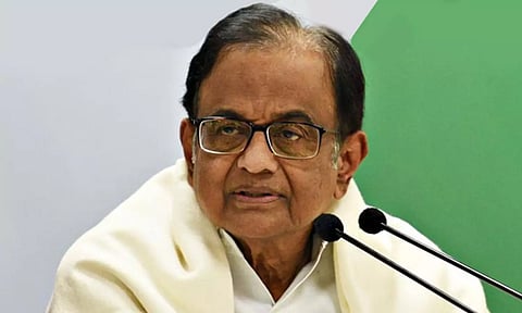 புதிய சட்டங்களுக்கு ஆங்கிலத்தில் பெயர் வைக்க வேண்டும்- ப.சிதம்பரம் எம்.பி. பேட்டி