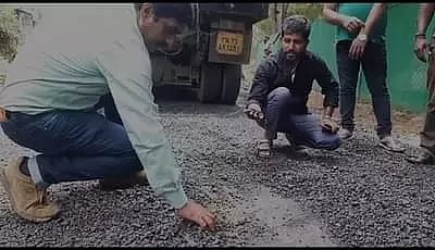 குன்னூரில் புதிய தாா் சாலையை தரத்துடன் அமைத்துக் கொடுக்க உத்தரவு
