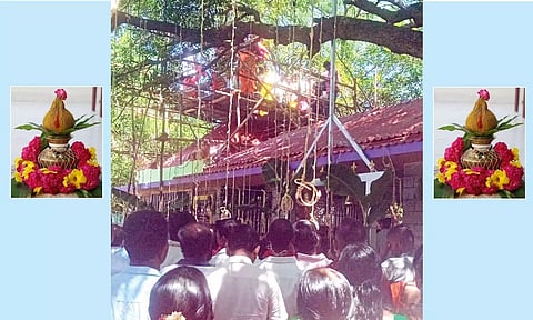 குடமுழுக்கு நடந்தது.