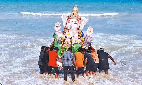 சென்னையில் 4 இடங்களில் விநாயகர் சிலைகளை கரைக்க ஏற்பாடு