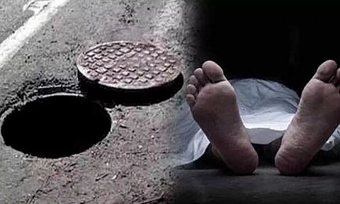 ஆவடியில் கழிவுநீர் தொட்டியில் விஷவாயு தாக்கி 2 பேர் பலி- தேசிய தூய்மை பணியாளர் ஆணைய அதிகாரிகள் ஆய்வு