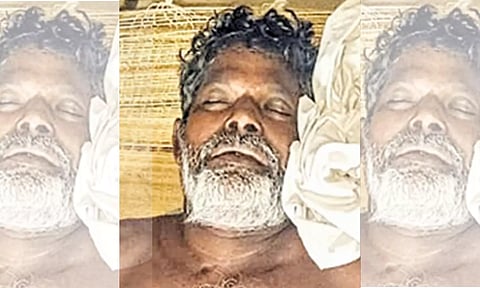 பலியான தொழிலாளி.