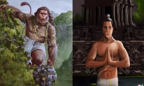 அடிபட்ட காலுடன் இலங்கைக்கு விரைந்த அனுமன்