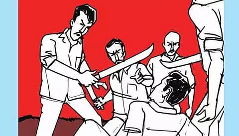 வியாபாரிக்கு சரமாரி அரிவாள் வெட்டு