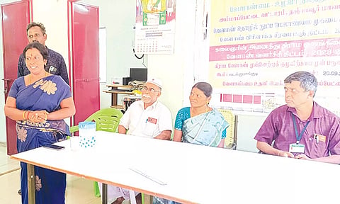 வேளாண் முன்னேற்ற குழுவினருக்கான முன்பருவ பயிற்சி நடந்தது.