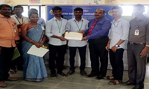 நெல்லை தட்சணமாற நாடார் சங்க கல்லூரியில் அறிவியல் கண்காட்சி