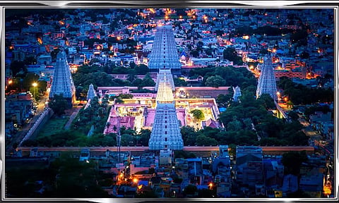 திருவண்ணாமலையின் பிரம்மாண்ட கோபுரங்கள்