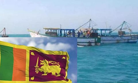 ராமேசுவரம் மீனவர்கள் எல்லை தாண்டுவதை தடுக்க கச்சத்தீவு அருகே இலங்கை கடற்படை கப்பல்கள் நிறுத்தம்