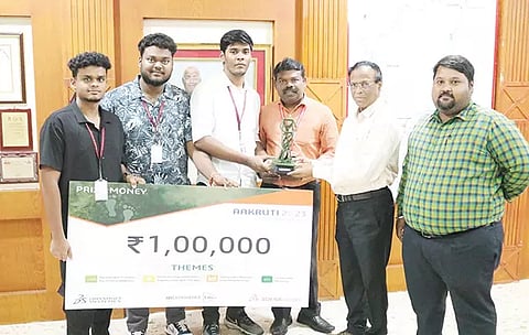 தேசிய அளவில் வடிவமைப்பு போட்டி- நெல்லை எப்.எக்ஸ். என்ஜினீயரிங் கல்லூரி மாணவர்கள் சாதனை