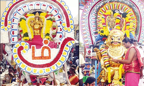 தீபத்திருவிழா 3-ம் நாள்: பூத வாகனத்தில் சந்திரசேகரர் வீதி உலா