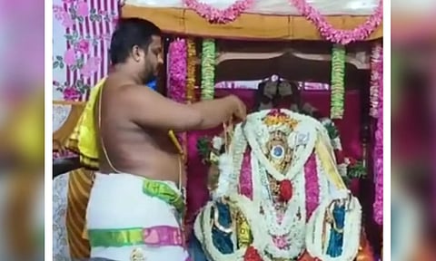 பாவூர்சத்திரம் வென்னிமலை முருகன் கோவிலில் கந்தசஷ்டி திருக்கல்யாணம்