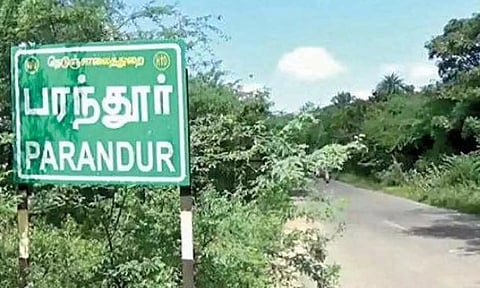 பரந்தூர் விமான நிலையத்துக்கு 20 கிராமங்களில் நிலத்தை கையகப்படுத்த அரசாணை வெளியீடு