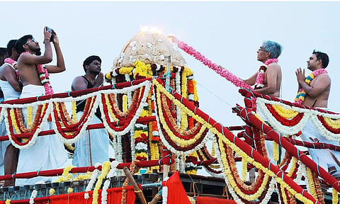 சூட்டுப்பொத்தையில் கார்த்திகை தீபம் வழிபாடு நடைபெற்ற போது எடுத்தபடம்.