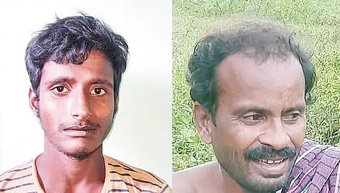 கைதான திருமலை, கொலை செய்யப்பட்ட குமார்.