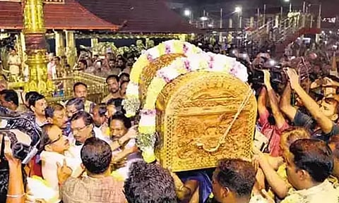 மண்டல பூஜை: தங்க அங்கி ஊர்வலம் சபரிமலைக்கு நாளை புறப்படுகிறது