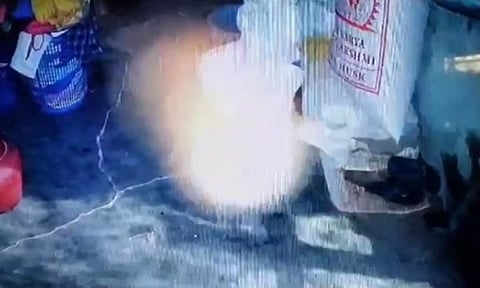 கேமராவில் பதிவான உருவம்