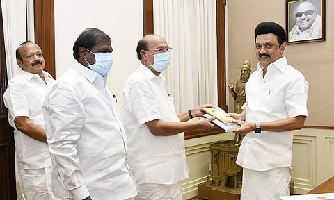 முதலமைச்சர் மு.க.ஸ்டாலினுடன் ராமதாஸ் சந்திப்பு