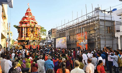 நாகராஜா கோவிலில் தைத்திருவிழா தேரோட்டம்