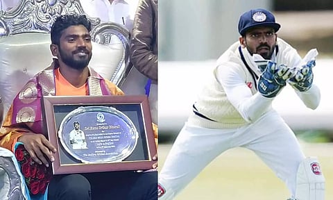 இங்கிலாந்துக்கு எதிரான 2-வது டெஸ்ட்: சொந்த மண்ணில் கவுரவிக்கப்பட்ட கேஎஸ் பரத்