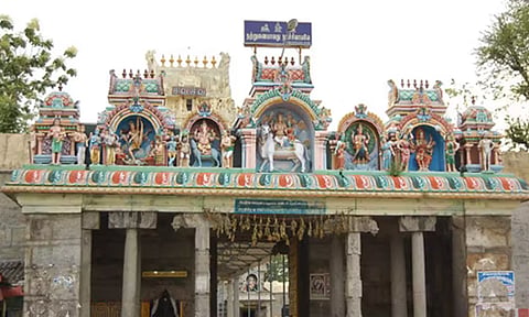 திருவாலங்காடு கோவிலில் கோபுர தரிசனம்