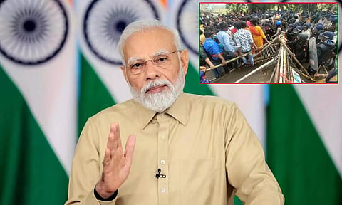 மார்ச் 6-ந்தேதி மேற்கு வங்காளம் செல்கிறார் பிரதமர் மோடி: சந்தேஷ்காளியில் பாதிக்கப்பட்ட பெண்களை சந்திக்கிறார்