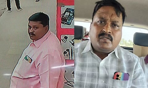 கைது செய்யப்பட்ட தம்பிராஜ்.