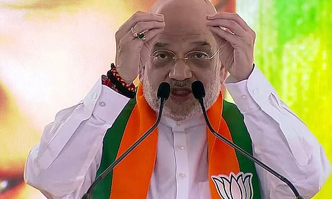 காங்கிரஸ் தெலுங்கானாவை டெல்லியின் ஏடிஎம் ஆக்கியது: அமித் ஷா குற்றச்சாட்டு