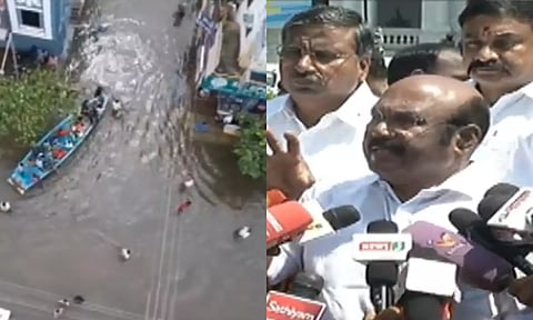 யானைப் பசிக்கு சோளப்பொறி போல புயல் பாதிப்பிற்கு நிவாரணம்: ஜெயக்குமார்