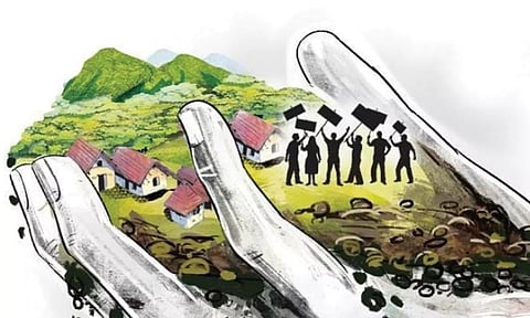 மகாராஷ்டிராவில் ஒரு கிராமத்தையே விலைக்கு வாங்கிய குஜராத் மாநில ஜி.எஸ்.டி. கமிஷனர்