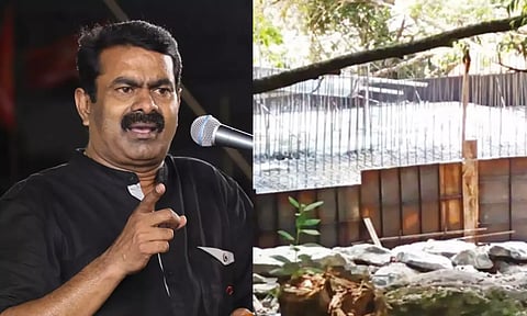 சிலந்தி ஆற்றின் குறுக்கே தடுப்பணை கட்டும் கேரள அரசு: சீமான் கண்டனம்