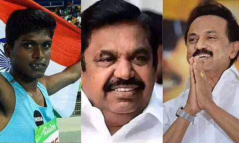 உலக பாரா தடகள சாம்பியன்ஷிப்பில் தங்கம் வென்றார் மாரியப்பன் தங்கவேலு: ஸ்டாலின், எடப்பாடி பழனிச்சாமி வாழ்த்து