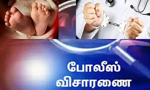 பிறந்த குழந்தையை விற்க முயற்சி- டாக்டர் உட்பட 3 பேர் கைது