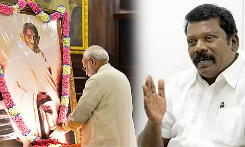 காந்தியின் வரலாறு அறியாத மோடி நாட்டு மக்களிடம் மன்னிப்பு கேட்க வேண்டும்- செல்வப்பெருந்தகை