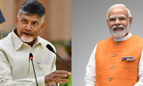 சந்திரபாபு நாயுடுவிடம் பேசிய பிரதமர் மோடி