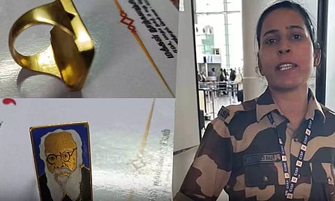 கங்கனா கன்னத்தில் அறைந்த காவலருக்கு பெரியார் படம் பொறித்த தங்க மோதிரம் பரிசு