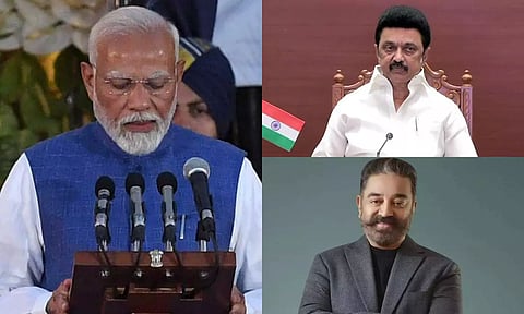 பிரதமர் மோடிக்கு தமிழக முதல்வர் ஸ்டாலின், கமல் ஹாசன் வாழ்த்து